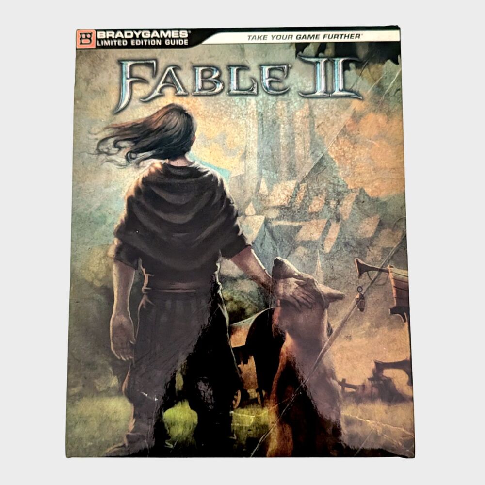 Fable II 2 Limited Edition Video Game Guide Book 2008 BradyGames Collectible